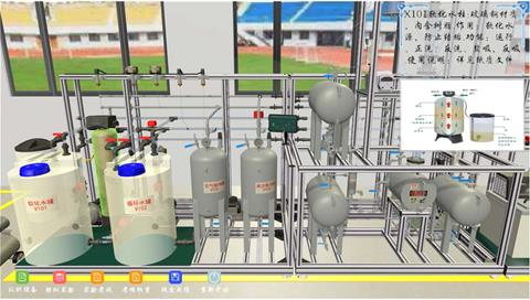 多功能環(huán)保型精細(xì)化工生產(chǎn)線三維仿真軟件